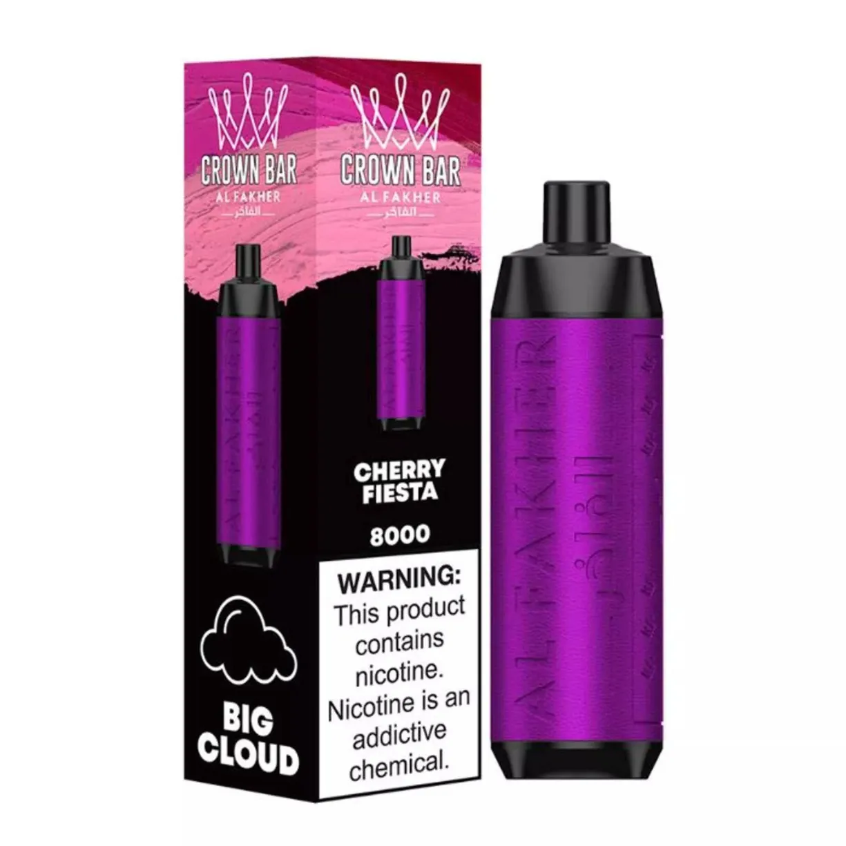 crown bar alfakher 8000 cherry fiesta
