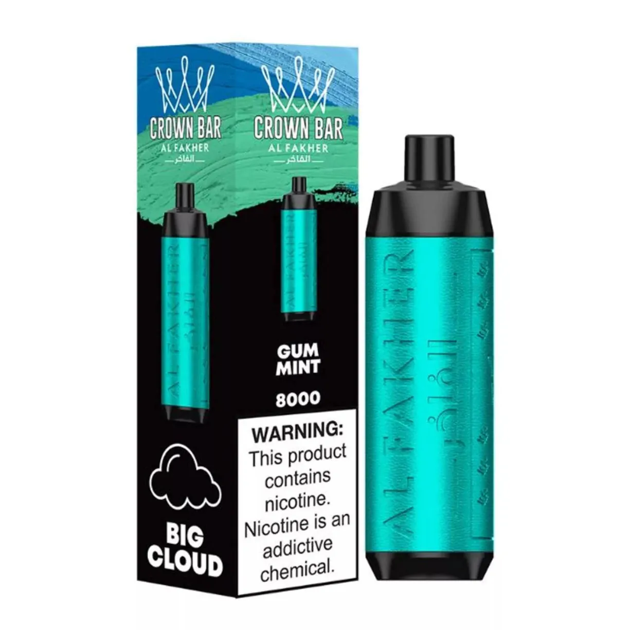 Gum mint Alfakher Crown bar 8k