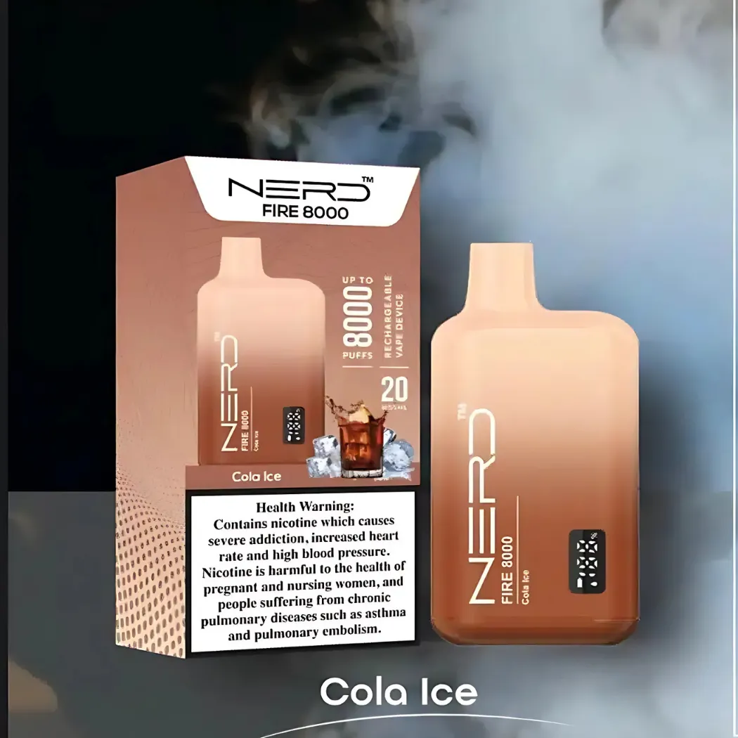 cola ice Nerd fire Disposable 8000