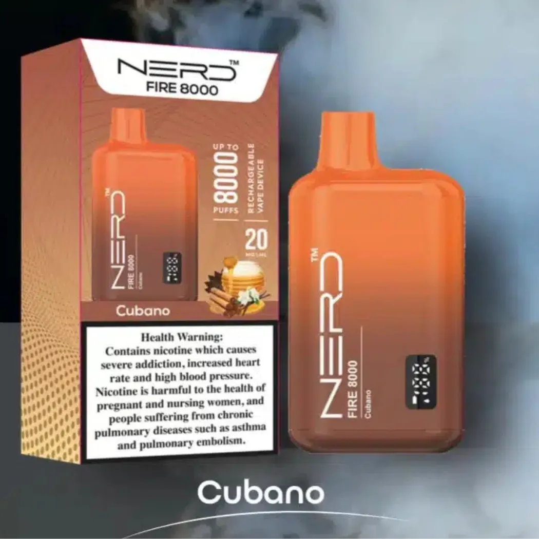 Nerd fire Disposable 8000 Cubano