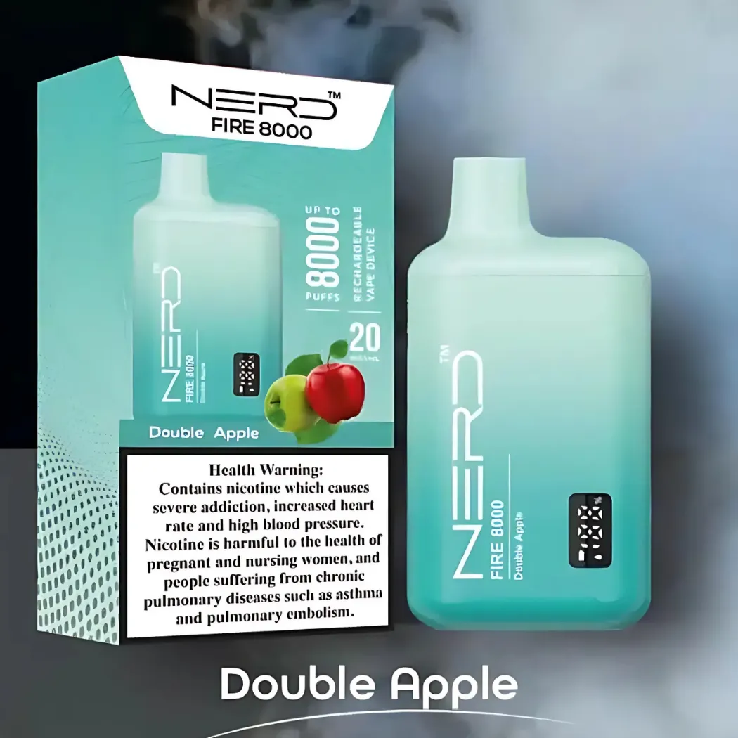 Nerd fire Disposable 8000 Double Apple