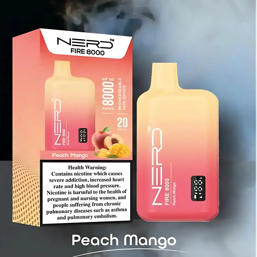 Peach Mango Nerd fire Disposable 8000