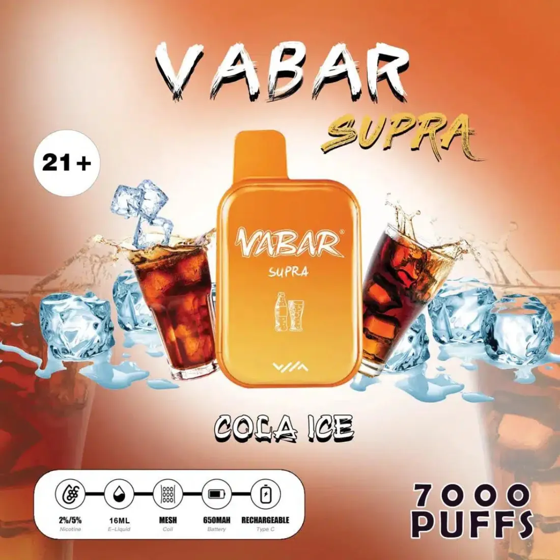 Vabar Supra 7000 cola ice