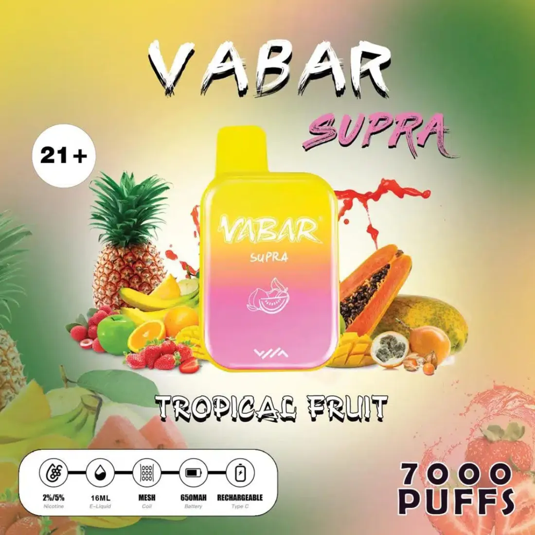 Vabar Supra 7000 tropical fruit