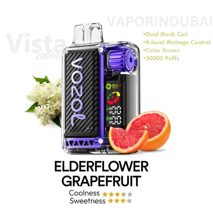 Elderfower grape fruit vozol vista 20000