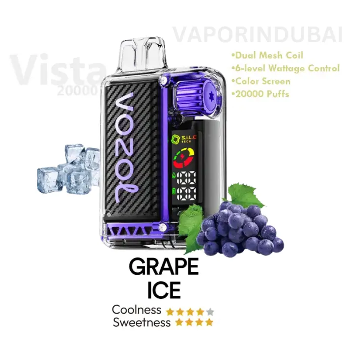 vozol vista 20000 near dubai grape ice